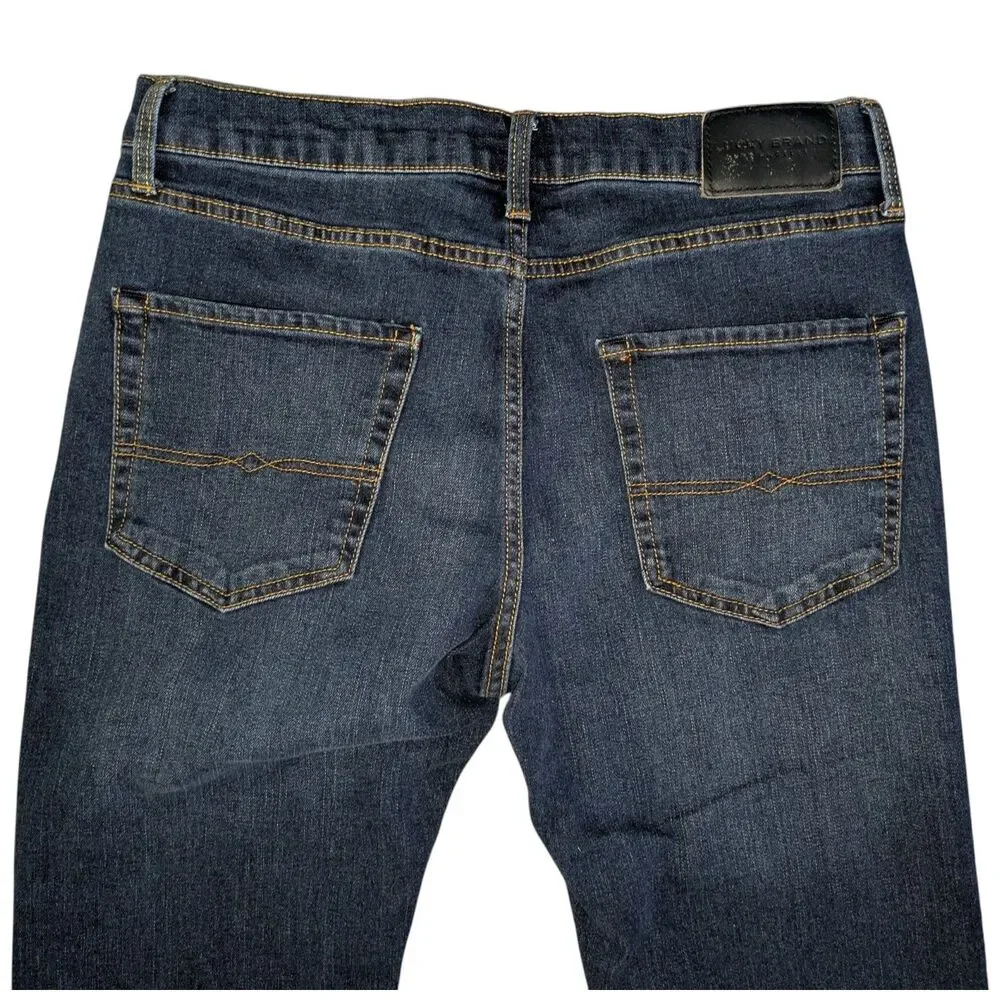 Lucky Brand Blue Jeans Men’s 410 Athletic Fit Pants Button Zipper 32x32 Size